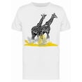 thumbnail image 1 of Sketch Giraffe In Plants Tee Men's -Image by Shutterstock, 1 of 2