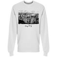 thumbnail image 1 of Sketch Hong Kong Skyline Sweatshirt Men -Image by Shutterstock, Male x-Large, 1 of 2