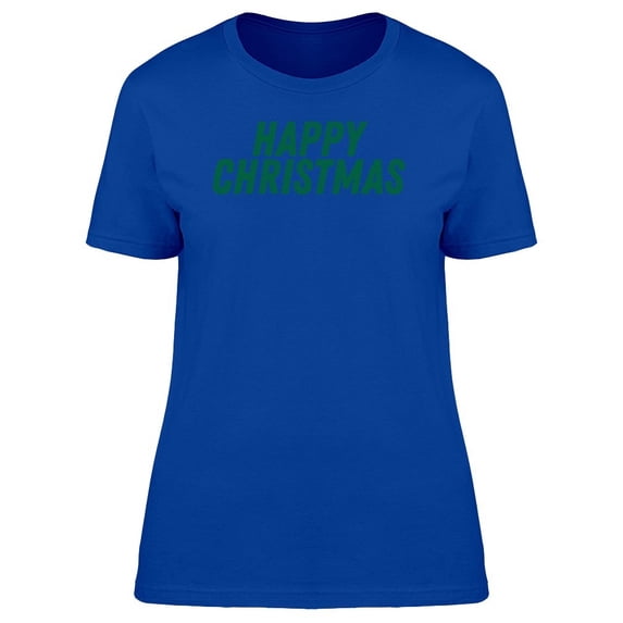 Green Quote Happy Christmas Tee Men's -Image by Shutterstock