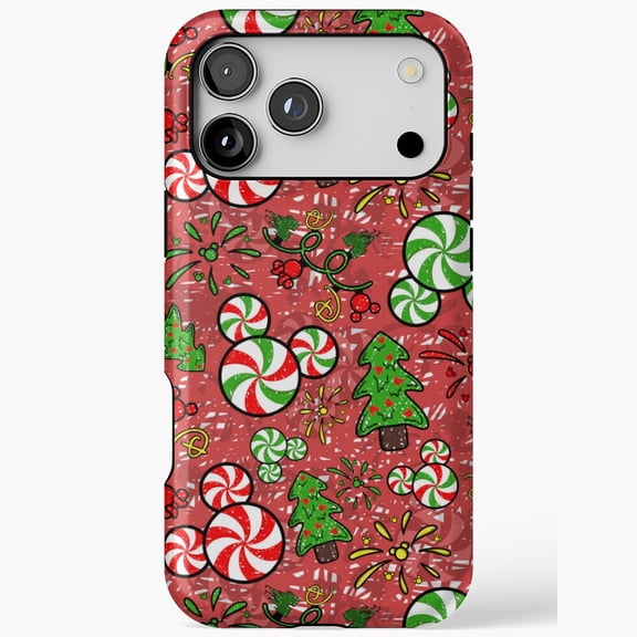 Sketch Mouse Ears Xmas Magic Holiday Draw Case for iPhone 11 12 13 14 15 16 17 Pro Max