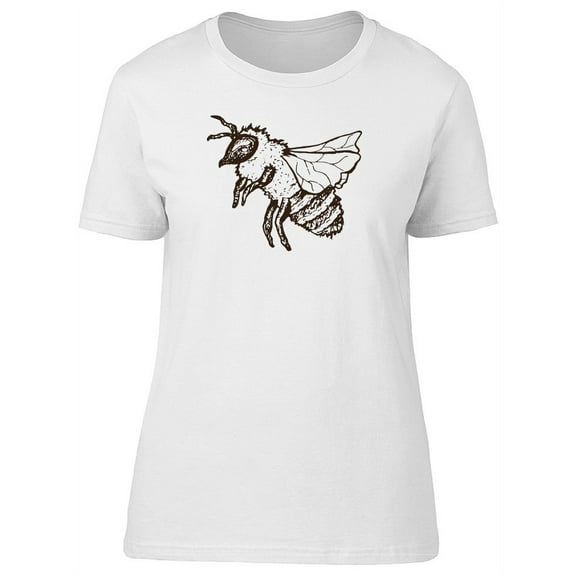 Sketch Of A Bee T-Shirt Women -Image by Shutterstock, Female Large