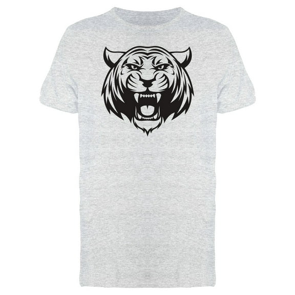 Sketch Of A Ferocious Tiger Tee Men's -Image by Shutterstock