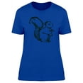 thumbnail image 1 of Sketch Of A Forest Squirrel Tee Women's -Image by Shutterstock, 1 of 1