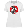 thumbnail image 1 of Sketch Of A Geisha In A Red Spot Tee Women's -Image by Shutterstock, 1 of 2