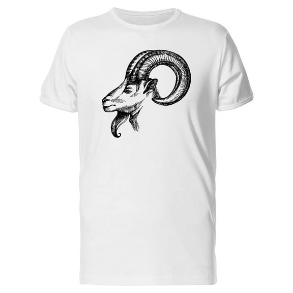 Sketch Of A Goat Tee Men's -Image by Shutterstock