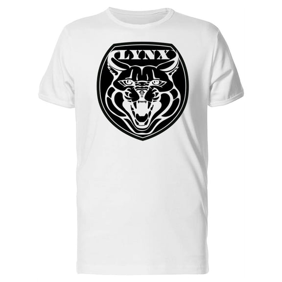 Sketch Of A Lynx Head Logo T-Shirt Men -Image by Shutterstock, Male 4X-Large