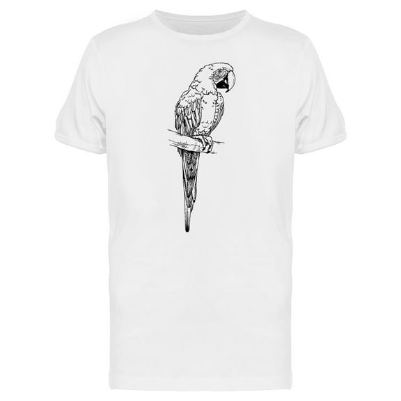 Sketch Of A Parrot Tee Men's -Image by Shutterstock