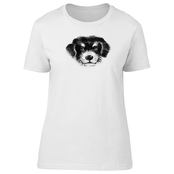 Sketch Of A Puppy Head T-Shirt Men -Image by Shutterstock, Male Large