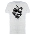 thumbnail image 1 of Sketch Of A Rooster In B&W T-Shirt Men -Image by Shutterstock, Male Small, 1 of 2