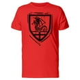 thumbnail image 1 of Sketch Of A Shield With A Dragon T-Shirt Men -Image by Shutterstock, Male x-Large, 1 of 2