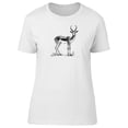 thumbnail image 1 of Sketch Of A Wild Antelope T-Shirt Men -Image by Shutterstock, Male 4X-Large, 1 of 2