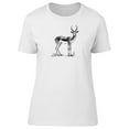 thumbnail image 1 of Sketch Of A Wild Antelope T-Shirt Men -Image by Shutterstock, Male Medium, 1 of 2