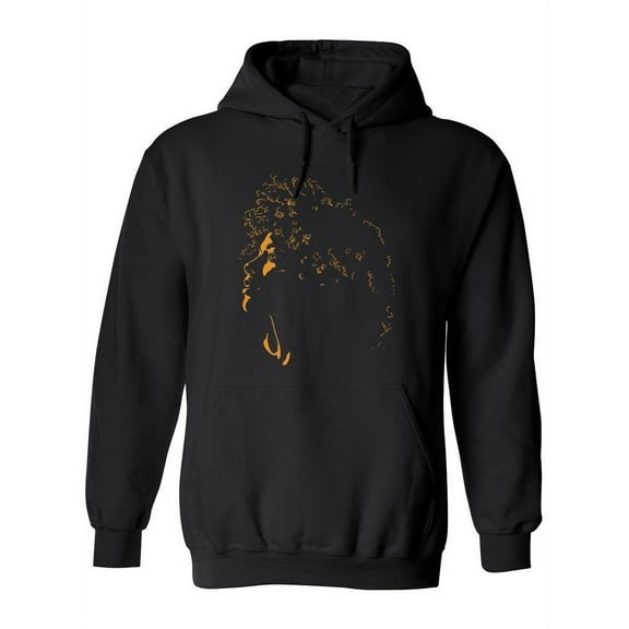 Sketch Of A Young African Woman Hoodie Women -Image by Shutterstock, Female XX-Large
