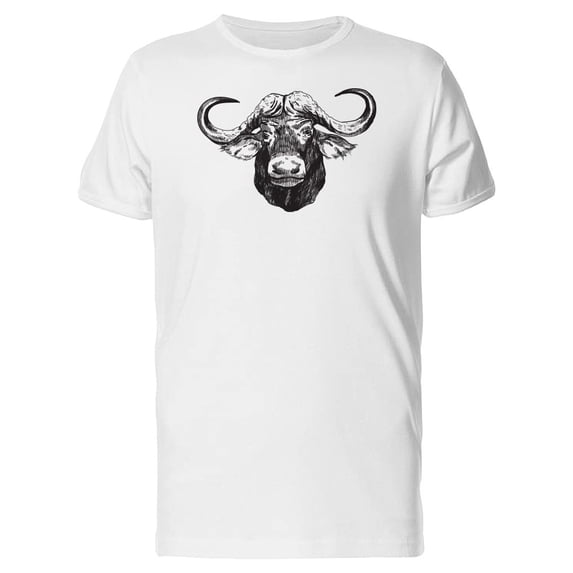 Sketch Of An African Buffalo Tee Men's -Image by Shutterstock