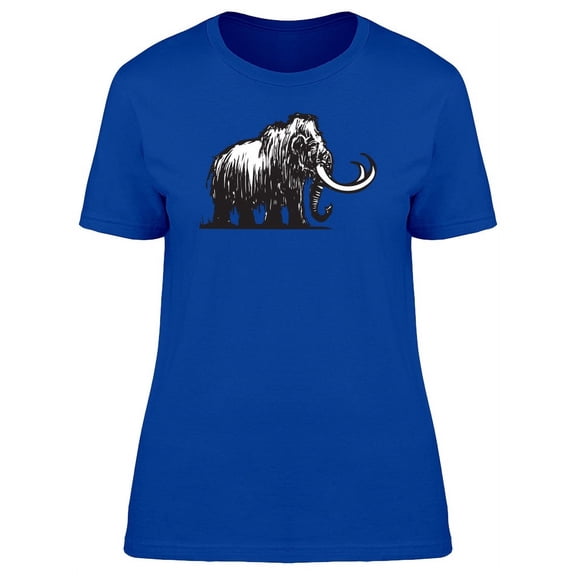 Sketch Of An Ancient Mammoth T-Shirt Women -Image by Shutterstock, Female XX-Large
