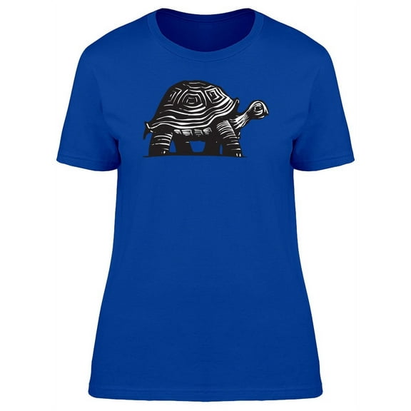 Sketch Of An Old Turtle T-Shirt Women -Image by Shutterstock, Female x-Large