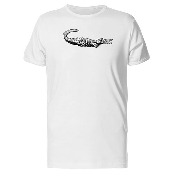 Sketch Of Crocodile T-Shirt Men -Image by Shutterstock, Male XX-Large