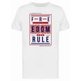 thumbnail image 1 of Freedom Rule Typography Tee Men's -Image by Shutterstock, 1 of 2