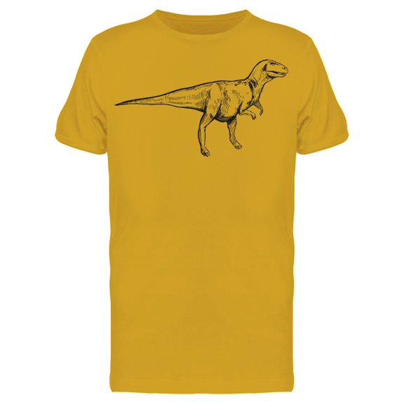 Sketch Of Dinosaur Tee Men's -Image by Shutterstock