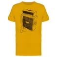 thumbnail image 1 of Sketch Of Guitar Amplifier T-Shirt Men -Image by Shutterstock, Male 3X-Large, 1 of 2
