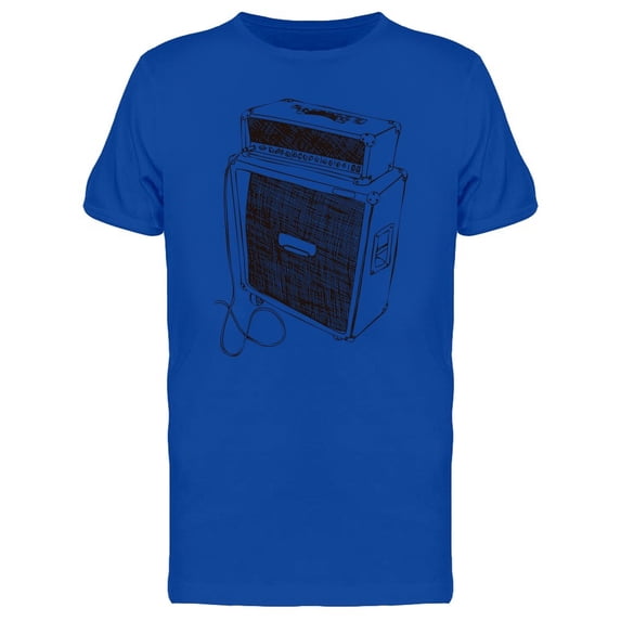 Sketch Of Guitar Amplifier Tee Men's -Image by Shutterstock