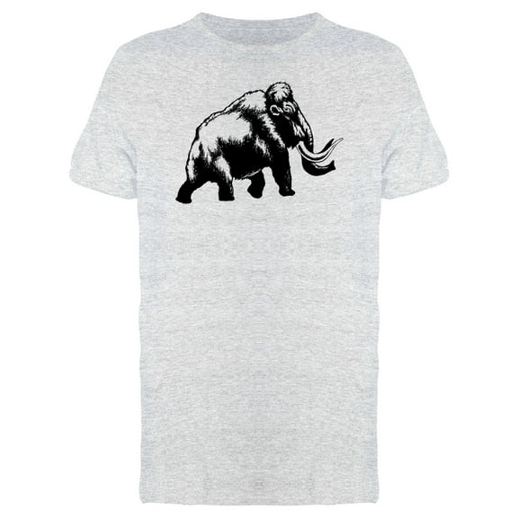 Sketch Of Mammoth T-Shirt Men -Image by Shutterstock, Male Medium