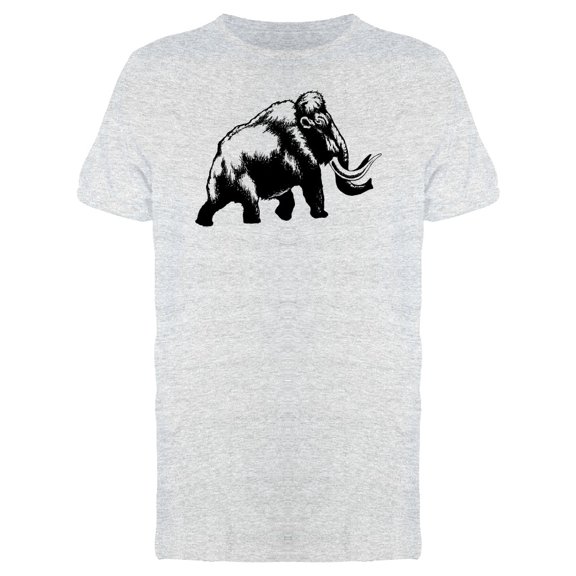 Sketch Of Mammoth T-Shirt Men -Image by Shutterstock, Male XX-Large