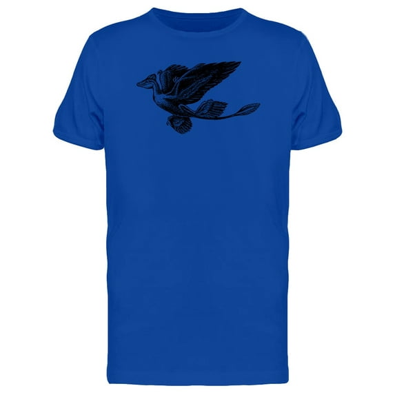 Sketch Of Microraptor T-Shirt Men -Image by Shutterstock, Male 4X-Large