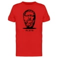 thumbnail image 1 of Sketch Of Plato Head T-Shirt Men -Image by Shutterstock, Male x-Large, 1 of 2