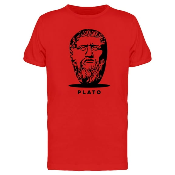 Sketch Of Plato Head T-Shirt Men -Image by Shutterstock, Male x-Large