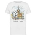 thumbnail image 1 of Sketch Of Riddarholmen T-Shirt Men -Image by Shutterstock, Male 3X-Large, 1 of 2