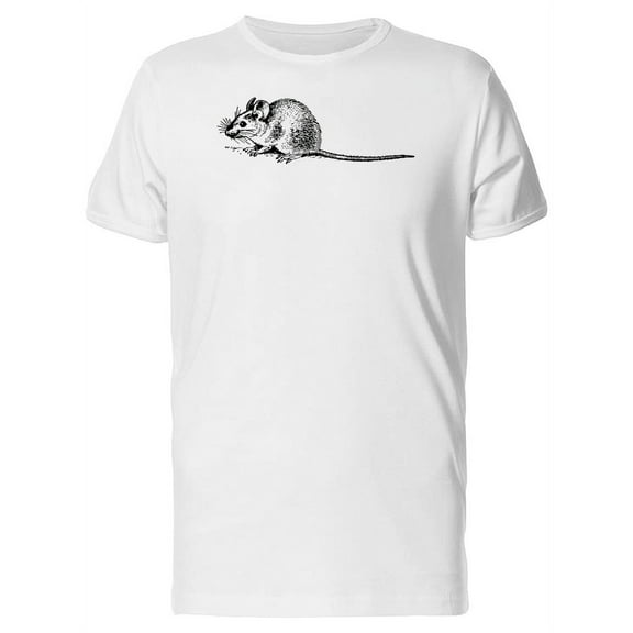 Sketch Of Small Rodent Tee Men's -Image by Shutterstock