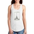 thumbnail image 1 of Sketch Of The Eiffel Racerback Tank Women -Ethan Harper Designs, Female Small, 1 of 4