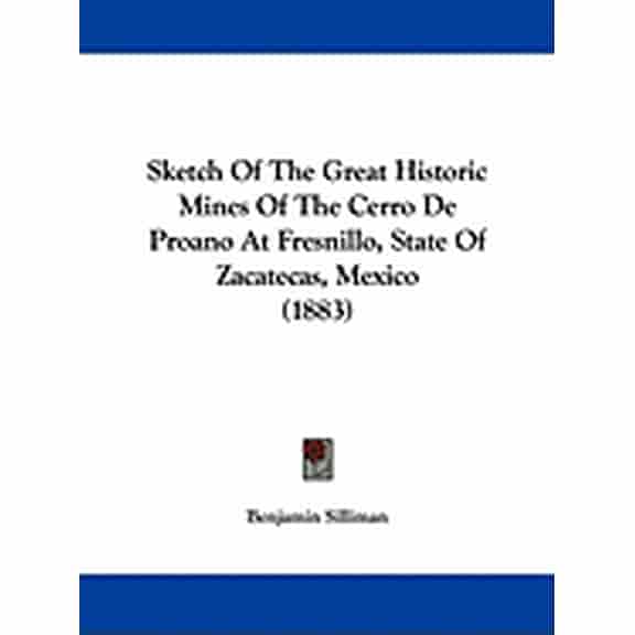 Sketch Of The Great Historic Mines Of The Cerro De Proano At Fresnillo, State Of Zacatecas, Mexico (1883) (Paperback)
