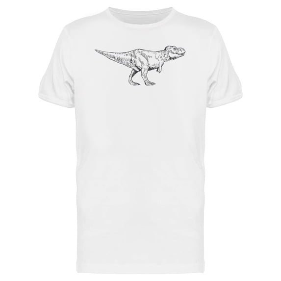 Sketch Of Tyrannosaurus Tee Men's -Image by Shutterstock