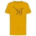 thumbnail image 1 of Sketch Of Velociraptor Tee Men's -Image by Shutterstock, 1 of 2