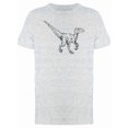 thumbnail image 1 of Sketch Of Velociraptor Tee Men's -Image by Shutterstock, 1 of 2