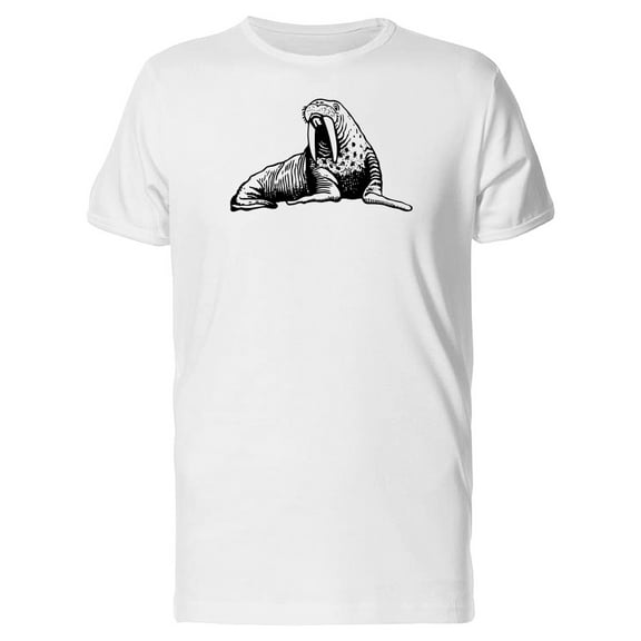 Sketch Of Walrus T-Shirt Men -Image by Shutterstock, Male Large