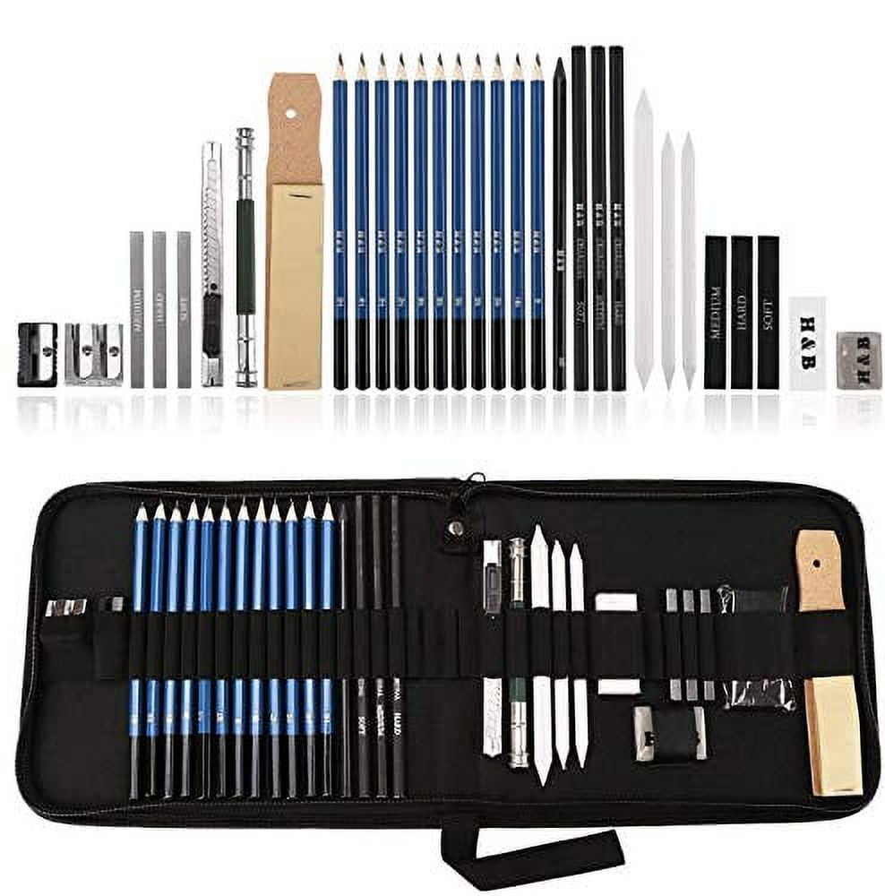 33pcs Professional Sketching Pencil Set, Sketch Pencils, Drawing Art  Supplies Perfect For Artists And Beginners