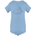thumbnail image 1 of Sketch Rabbit Bunny Hand Drawn  Bodysuit Infant -Image by Shutterstock,  24 Months, 1 of 2
