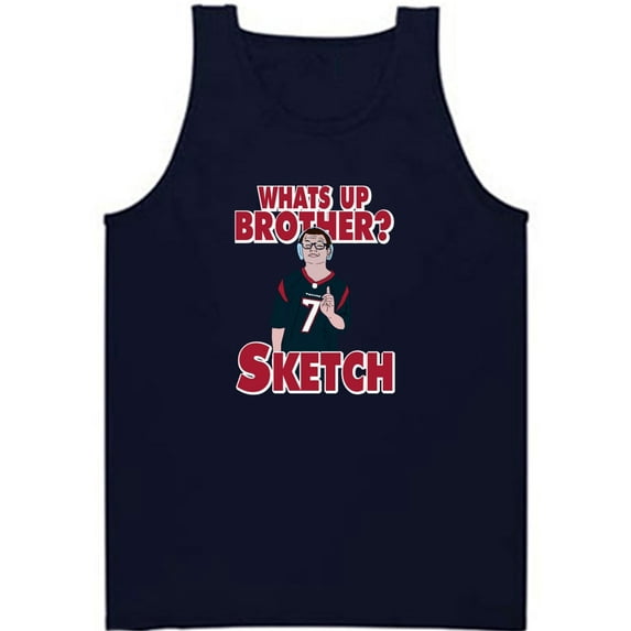 Sketch Streamer Whats Up Brother Tank Top