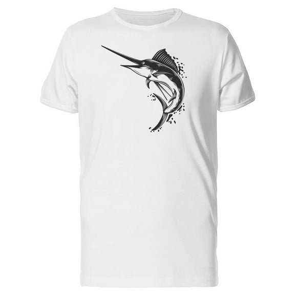 Sketch Swordfish T-Shirt Men -Image by Shutterstock, Male Medium