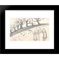 thumbnail image 1 of Sketch with trees and people with buggles 20x24 Framed Art Print by Nicholas Roerich, 1 of 2