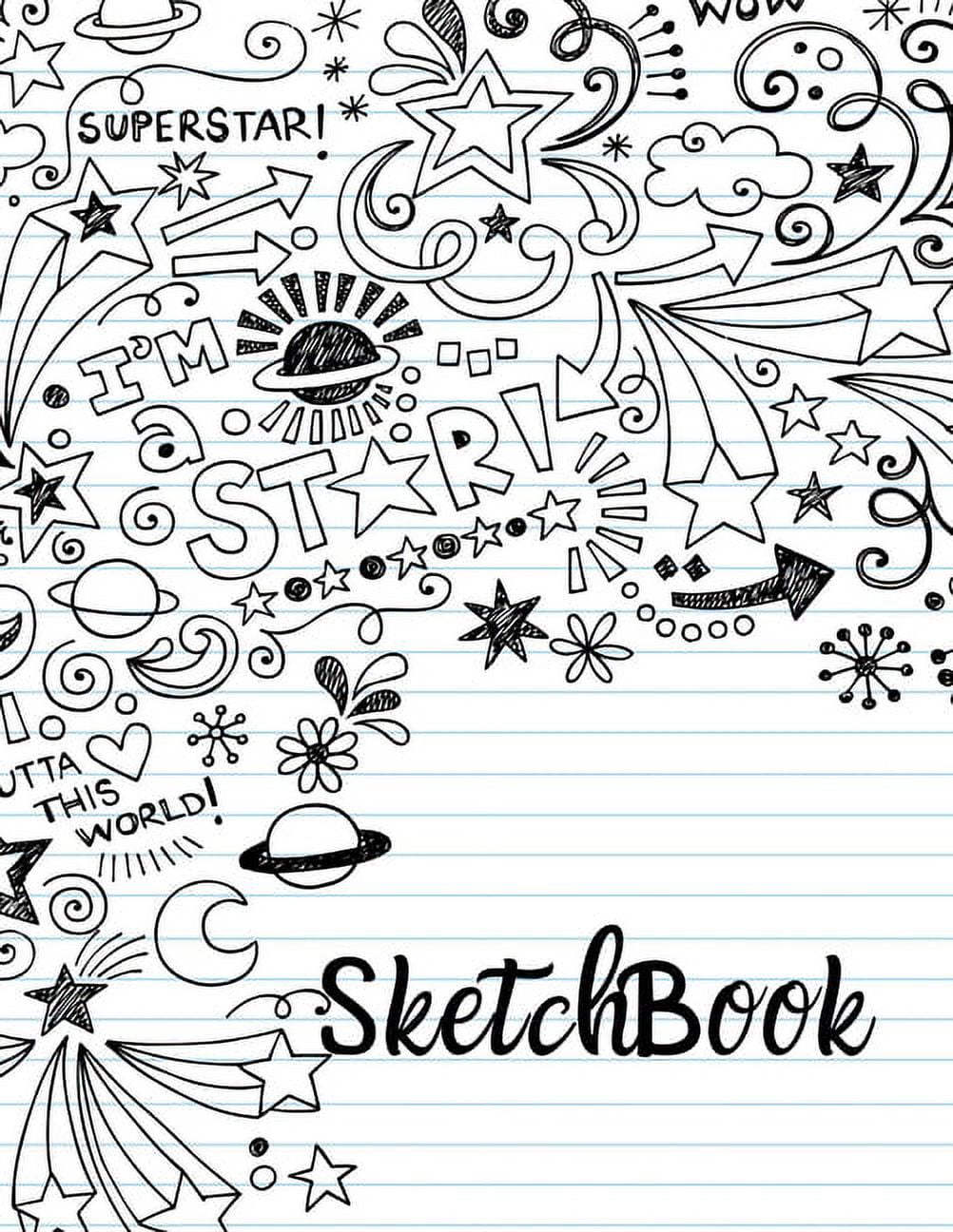Sketchbook 8.5 x 11 inches 150 pages. Perfect for sketching, drawing