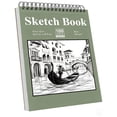 thumbnail image 1 of Sketchbook, 9×12 Inch Spiral Bound Sketch Book for Drawing, 100 Sheets 100GSM Acid-Free Bleed-Proof Sketchbook for Artists Students, 1 of 8