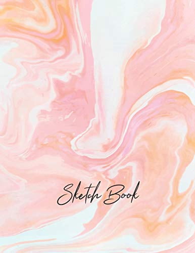 Sketchbook: Activity Sketch Book Watercolor Abstract Painting Instruction Large 8.5 x 11 Inches with 110 Pages (Sketchbook Watercolor Cover) (Paperback)