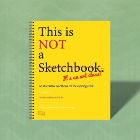 This is Not a Sketchbook, It's an Art Class, This isn't a Sketchbook, An Interactive Workbook for the Aspiring Artist, Learn to Draw in the Sketchbook 9x12 Inches (Spiral-bound)