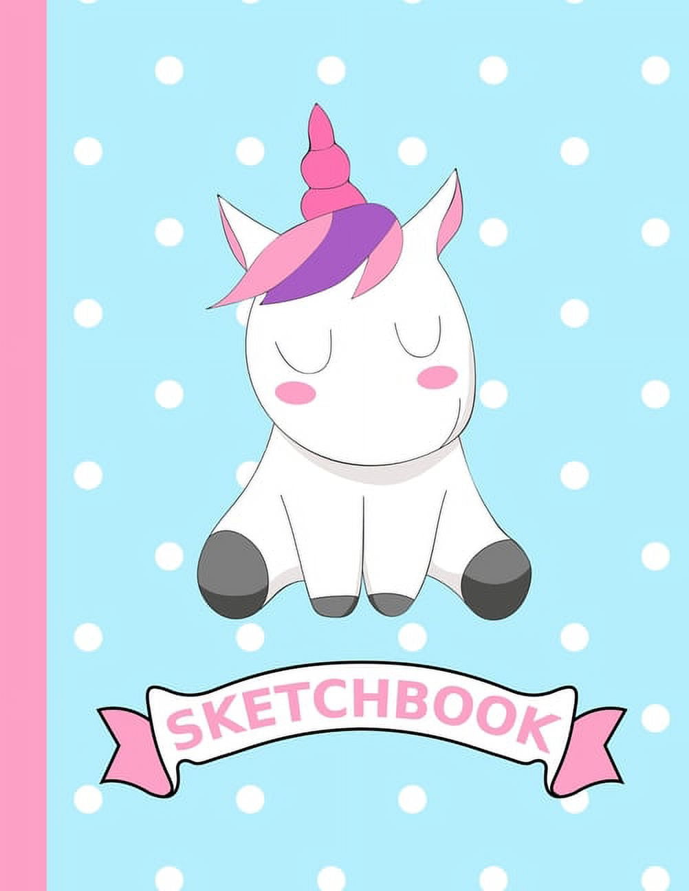 Unicorn Sketchbook: Cute Unicorn Sketchbook for girls (Other) 