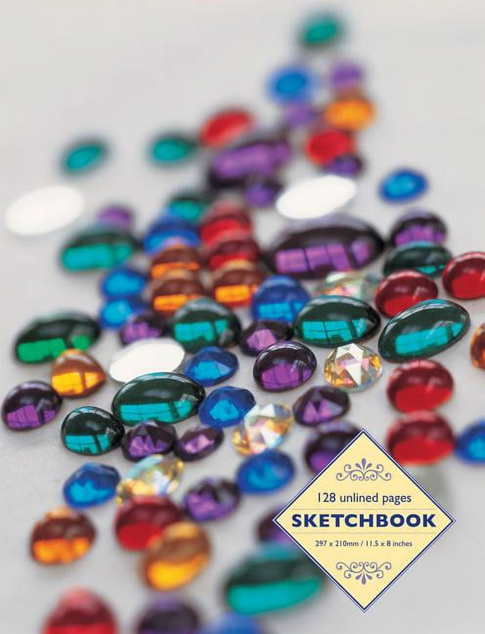 Sketchbook: Glass Beads: 128 Unlined Pages (Other)