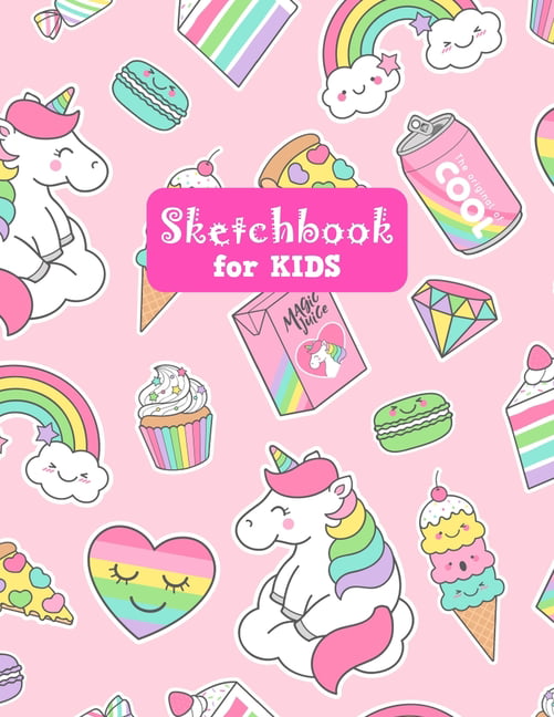 Generic Sketchbook for Girls Cute Unicorn Hawaii Blank Paper Book for  Drawing, Sketching, Doodling, Painting, Writing and Journaling. G -  Sketchbook for Girls Cute Unicorn Hawaii Blank Paper Book for Drawing,  Sketching